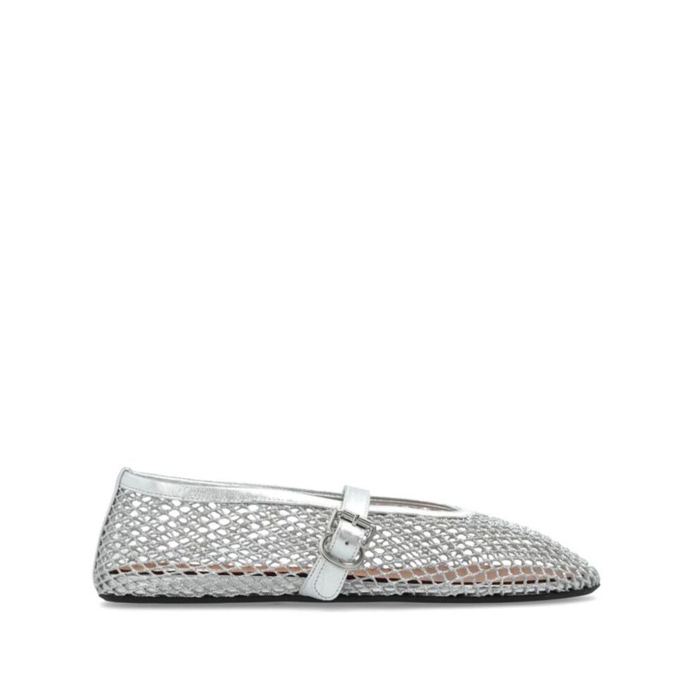 Alaïa Silver Ballet Flats Women